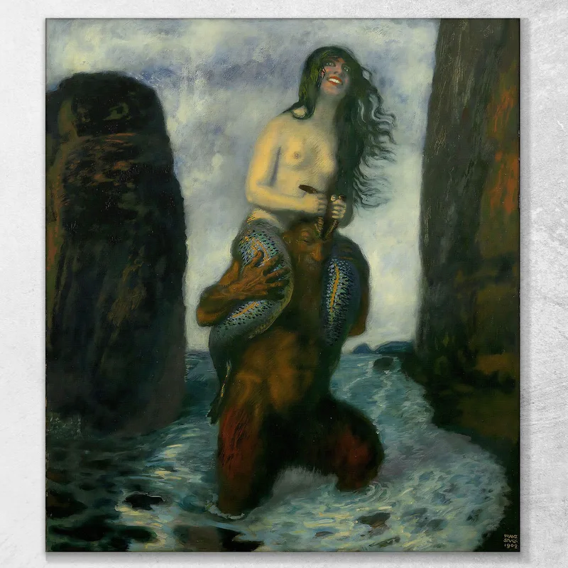 Fauno E Sirena Franz von Stuck