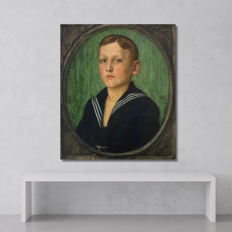 Retrato De Un Niño Heinrich Butzer Franz von Stuck