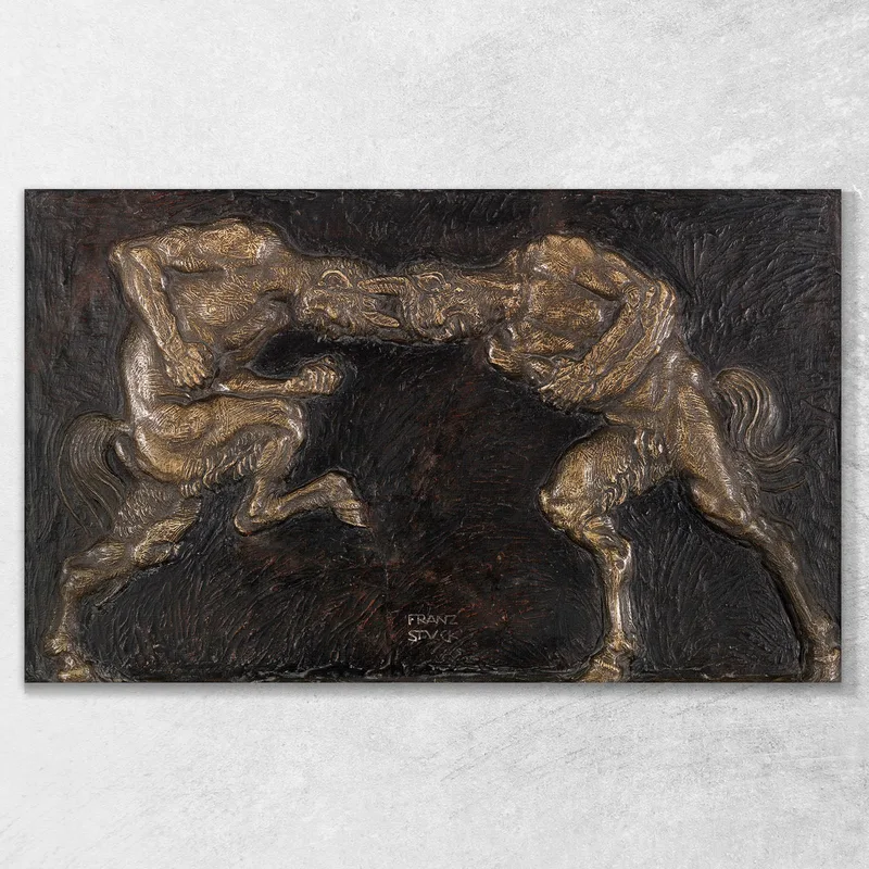 Faunos Luchadores Franz von Stuck
