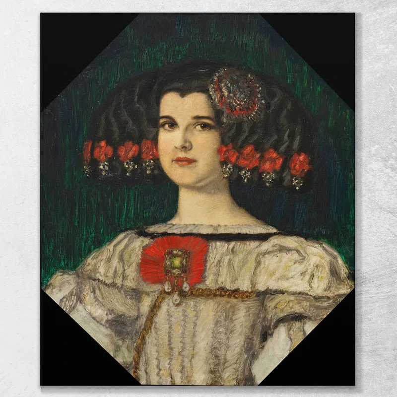 Mia Figlia Mary Con Il Costume Di Velázquez Franz von Stuck
