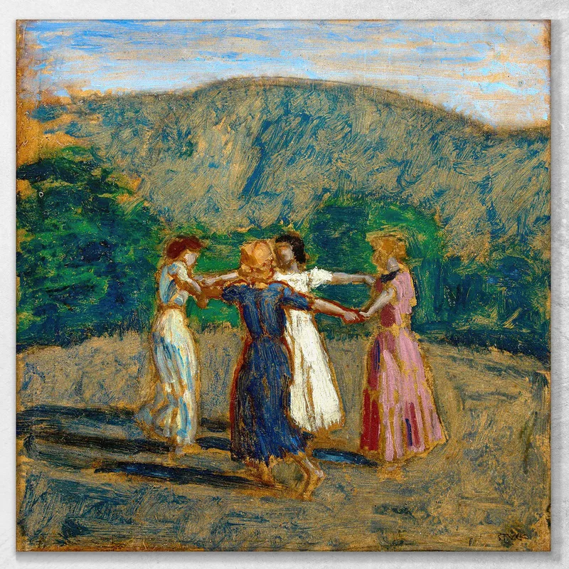 Ringelreihe Study Franz von Stuck