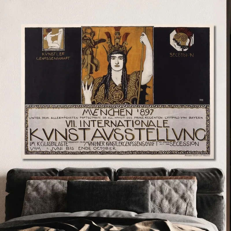 Séptima Exposición Internacional De Arte Munich 1897 Franz von Stuck