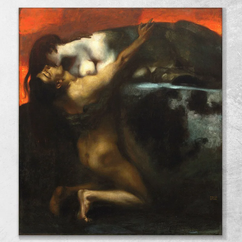 El Beso De La Esfinge Franz von Stuck