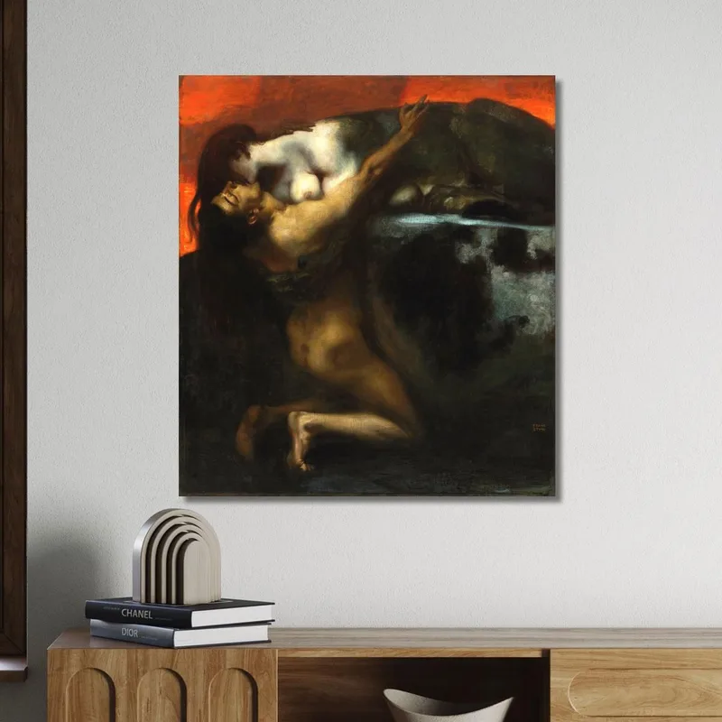 El Beso De La Esfinge Franz von Stuck