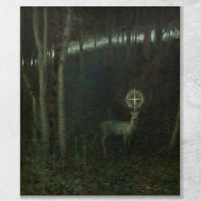 Die Vision Des Heiligen Hubertus Franz von Stuck