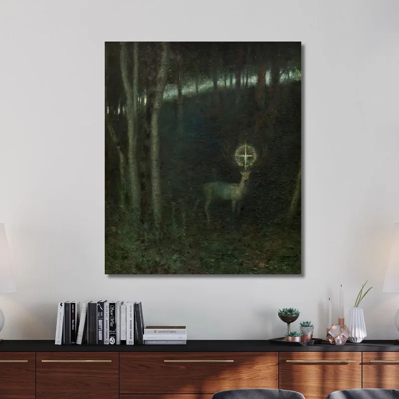 Die Vision Des Heiligen Hubertus Franz von Stuck
