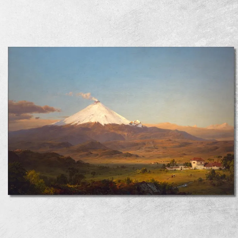 Cotopaxi 3 Frederic Edwin Church quadro stampa su tela