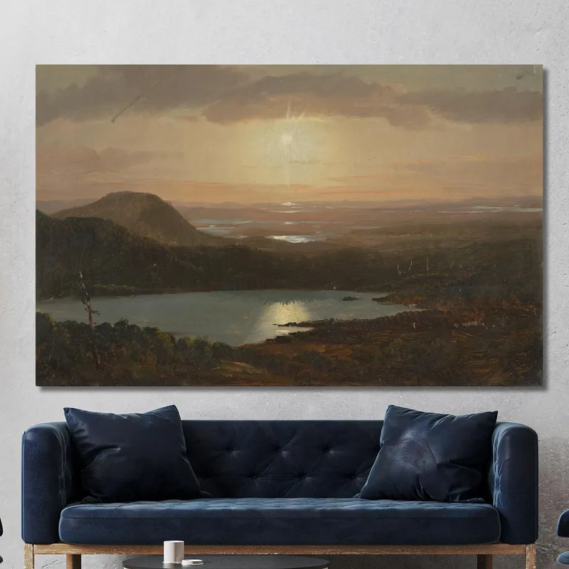 Eagle Lake Visto Da Cadillac Mountain, Mount Desert Island, Maine Frederic Edwin Church