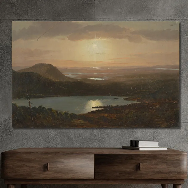 Eagle Lake Visto Da Cadillac Mountain, Mount Desert Island, Maine Frederic Edwin Church