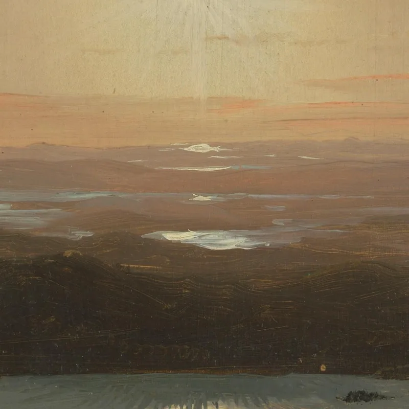 Eagle Lake Visto Da Cadillac Mountain, Mount Desert Island, Maine Frederic Edwin Church