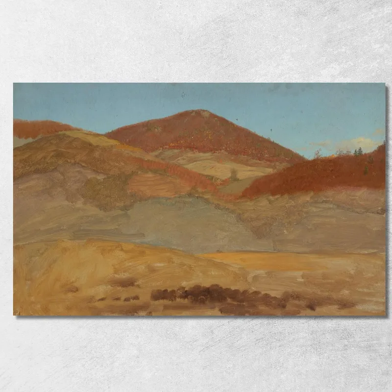 Paesaggio Collinare In Autunno Frederic Edwin Church quadro stampa su tela