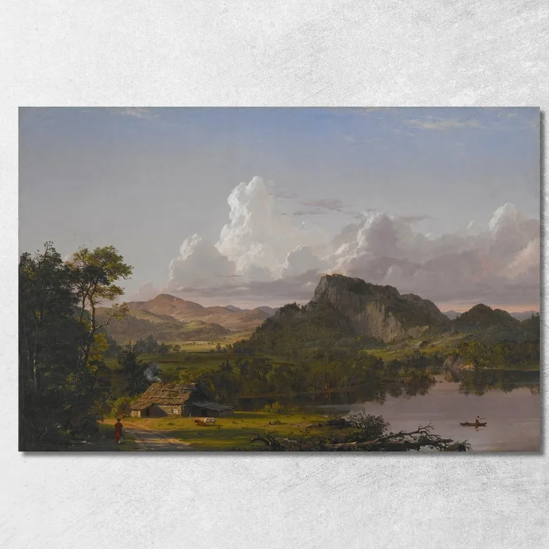 Casa Sul Lago Frederic Edwin Church quadro stampa su tela