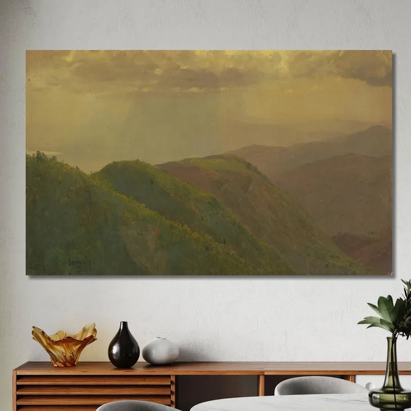 Paysage En Jamaïque Antilles Frederic Edwin Church