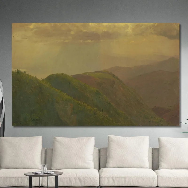 Paysage En Jamaïque Antilles Frederic Edwin Church
