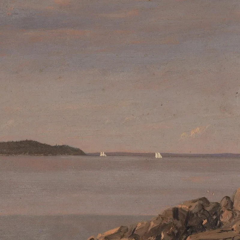 Isla Mount Desert Costa De Maine Frederic Edwin Church