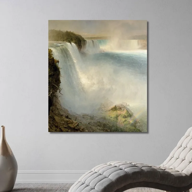 Cataratas Del Niágara Desde El Lado Estadounidense Frederic Edwin Church