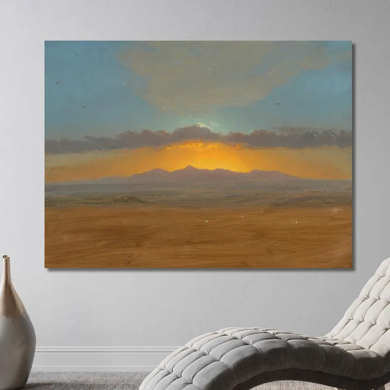 Coucher De Soleil Iii Frederic Edwin Church