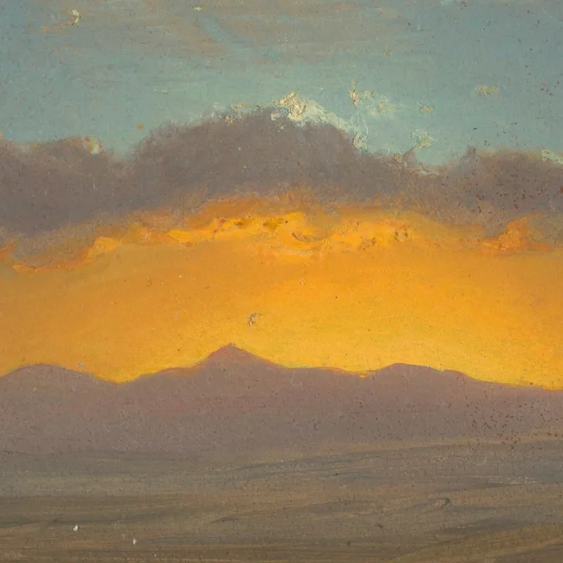 Coucher De Soleil Iii Frederic Edwin Church