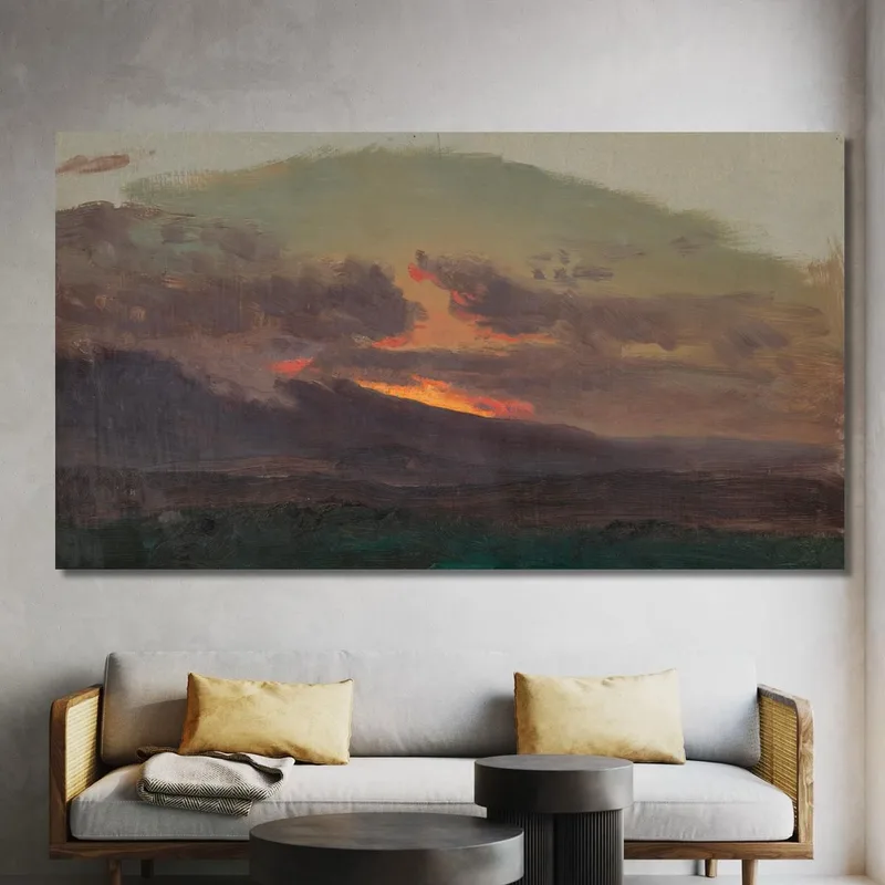 Sonnenuntergang Über Den Catskills Frederic Edwin Church