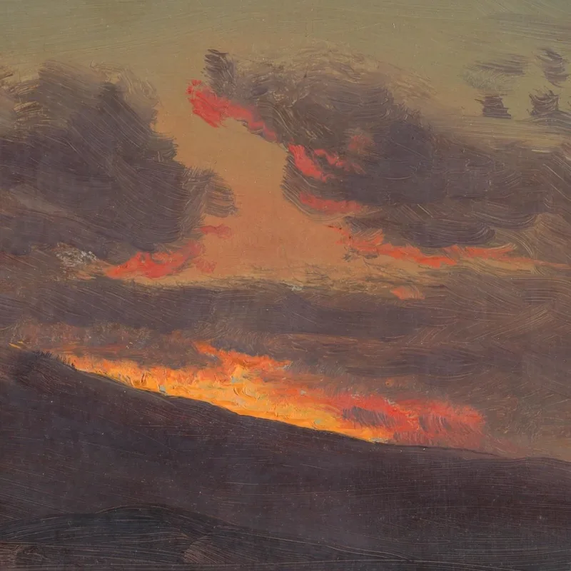 Sonnenuntergang Über Den Catskills Frederic Edwin Church