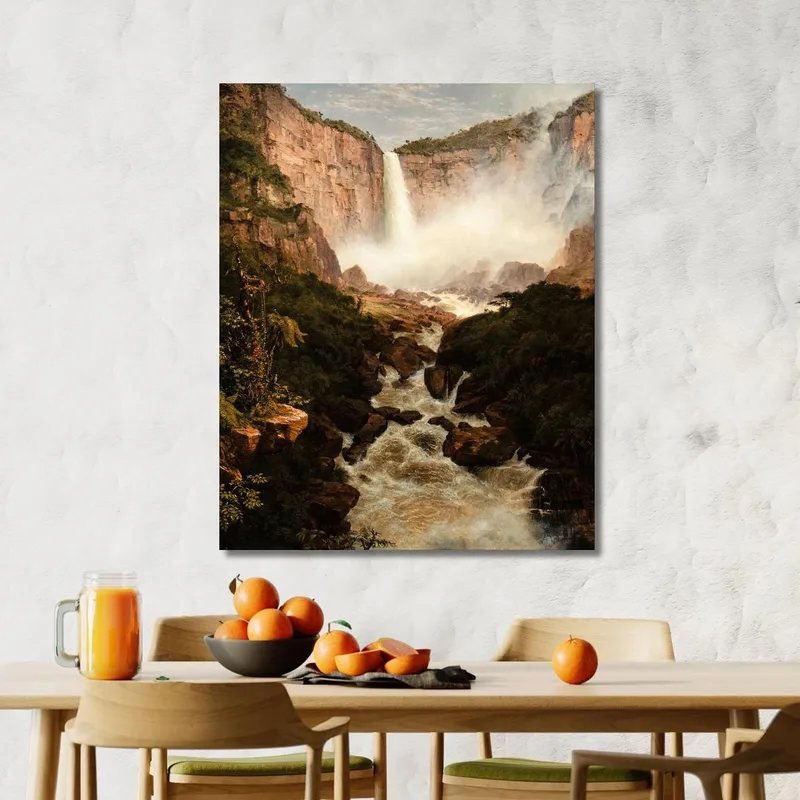 Les Chutes De Tequendama Près De Bogota Nouvelle-Grenade Frederic Edwin Church
