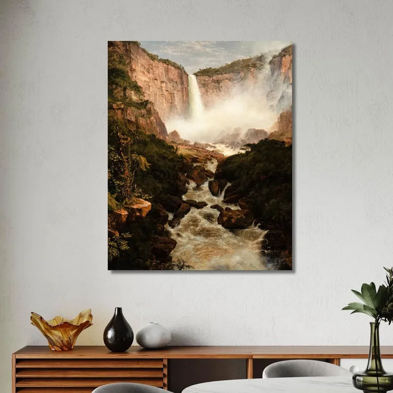 Les Chutes De Tequendama Près De Bogota Nouvelle-Grenade Frederic Edwin Church