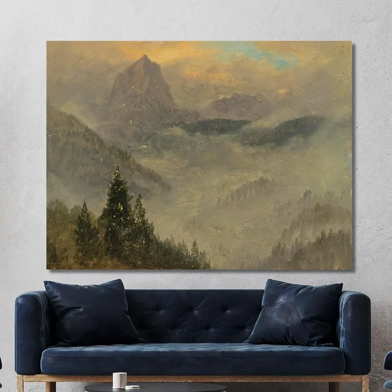 Der Hochkalter Bei Berchtesgaden Frederic Edwin Church