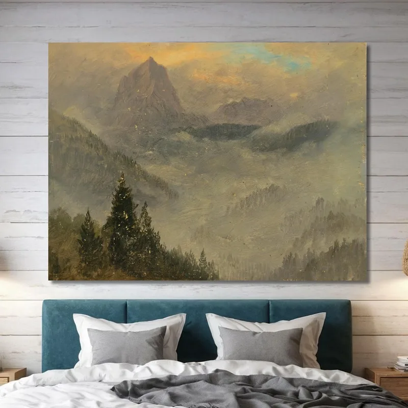 Der Hochkalter Bei Berchtesgaden Frederic Edwin Church