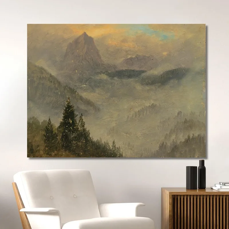 Der Hochkalter Bei Berchtesgaden Frederic Edwin Church
