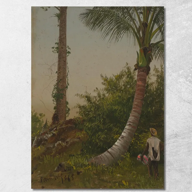 Árboles En Jamaica, Indias Occidentales Frederic Edwin Church cuadro en lienzo