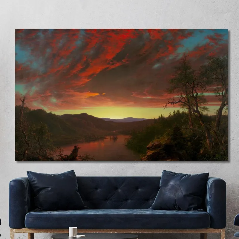 Dämmerung In Der Wildnis Frederic Edwin Church