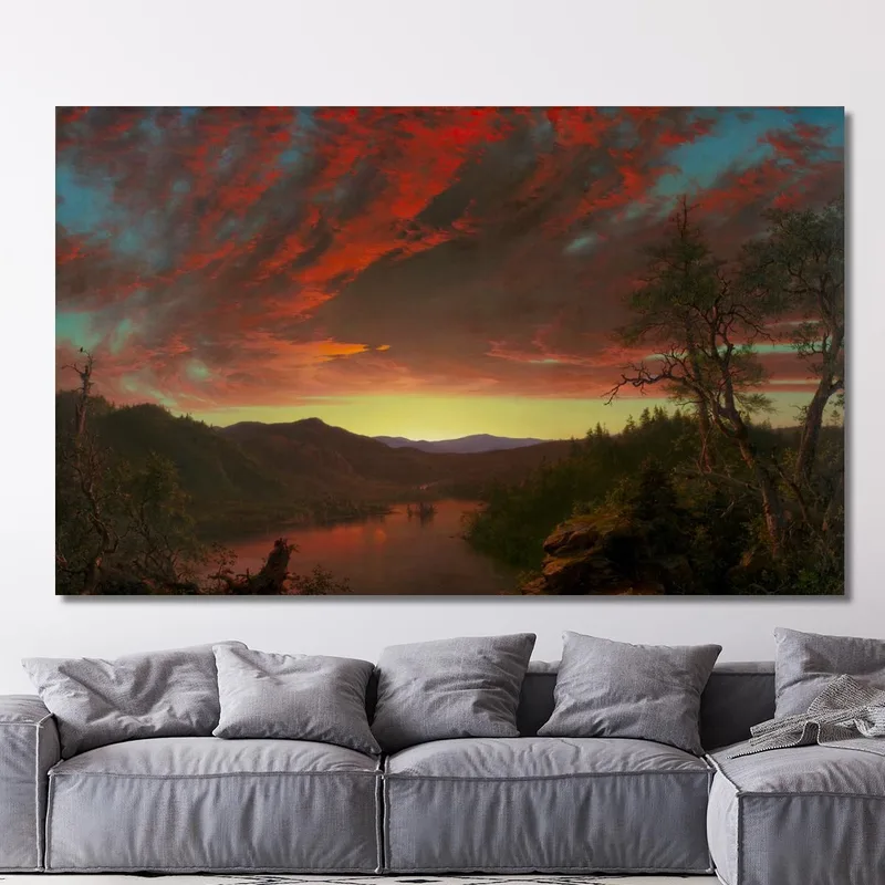 Dämmerung In Der Wildnis Frederic Edwin Church