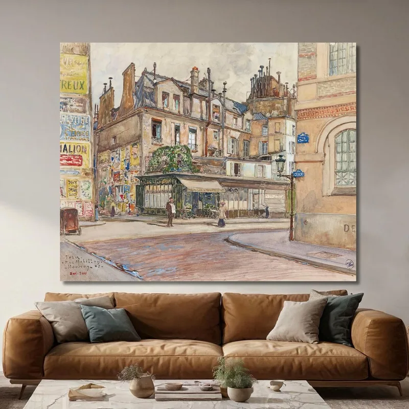 Angolo Tra Rue Mabillon E Rue Clément Nel 1907, 5° E 6° Arrondissement Frédéric Houbron
