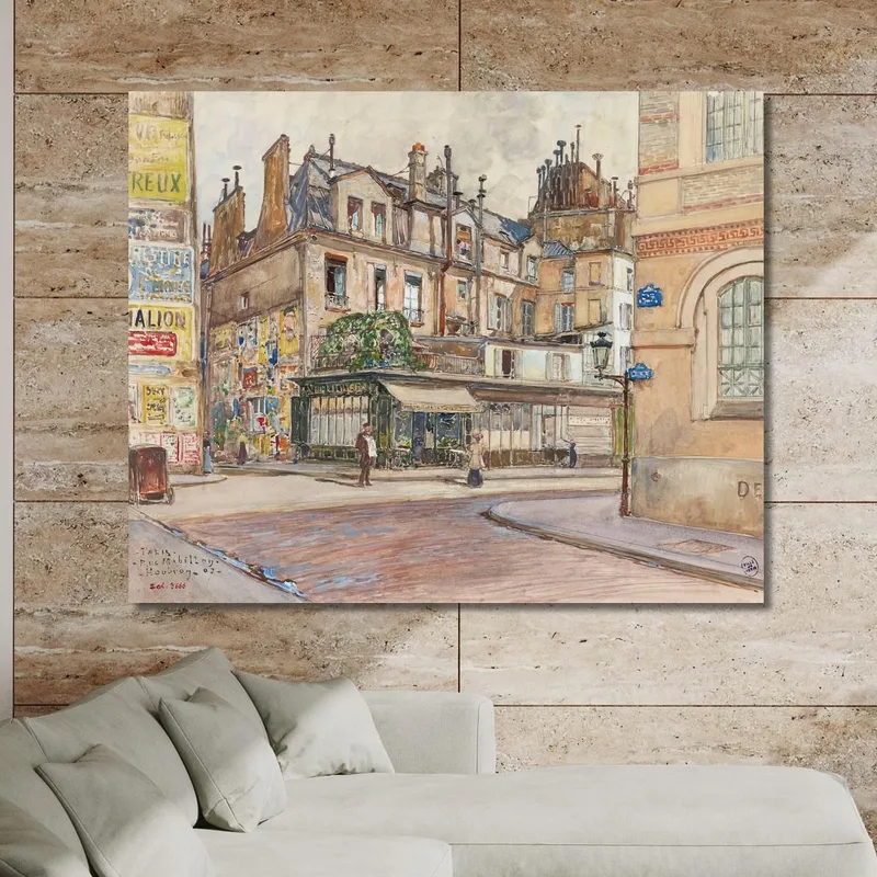 Angolo Tra Rue Mabillon E Rue Clément Nel 1907, 5° E 6° Arrondissement Frédéric Houbron