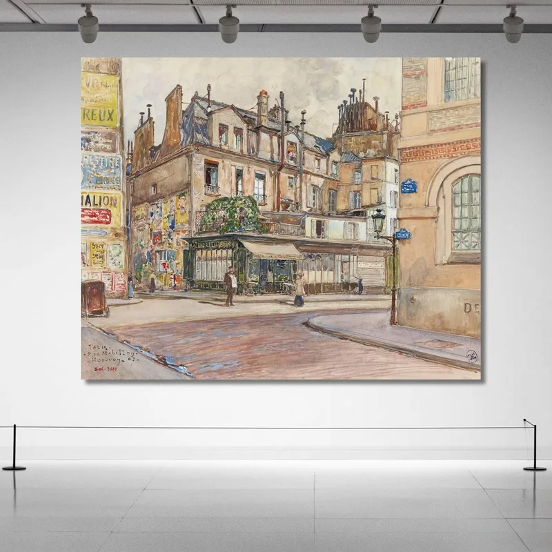 Angolo Tra Rue Mabillon E Rue Clément Nel 1907, 5° E 6° Arrondissement Frédéric Houbron