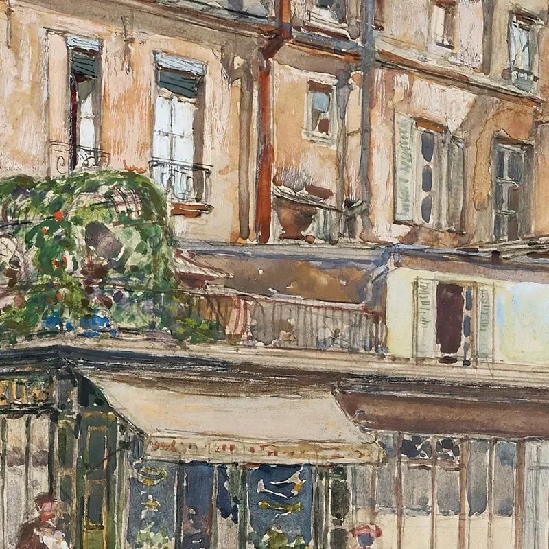 Angolo Tra Rue Mabillon E Rue Clément Nel 1907, 5° E 6° Arrondissement Frédéric Houbron