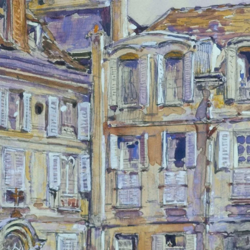 Cour Interieure De L'Abbaye-Aux-Bois 16 Rue De Sevres En 1906. 7Eme Arrondissement Frédéric Houbron