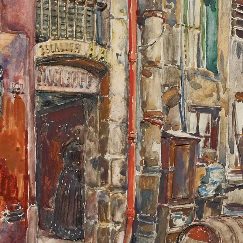 Ingresso Scala A Del Marché Des Enfants-Rouges Nel 1908, 3° Arrondissement Frédéric Houbron
