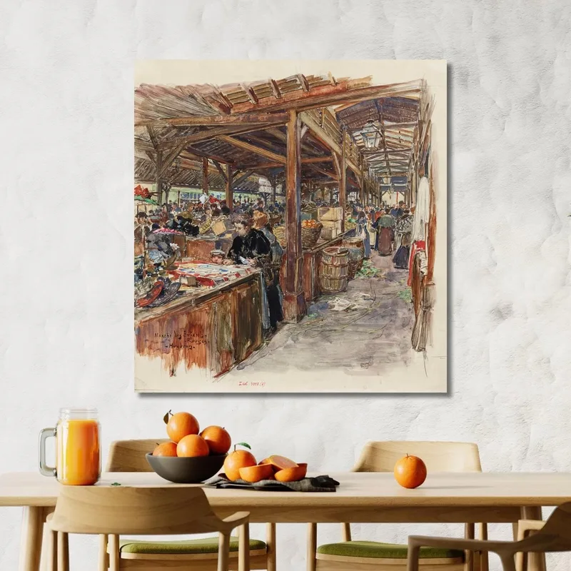 Interno Del Marché Des Enfants-Rouges, 3° Arrondissement Frédéric Houbron