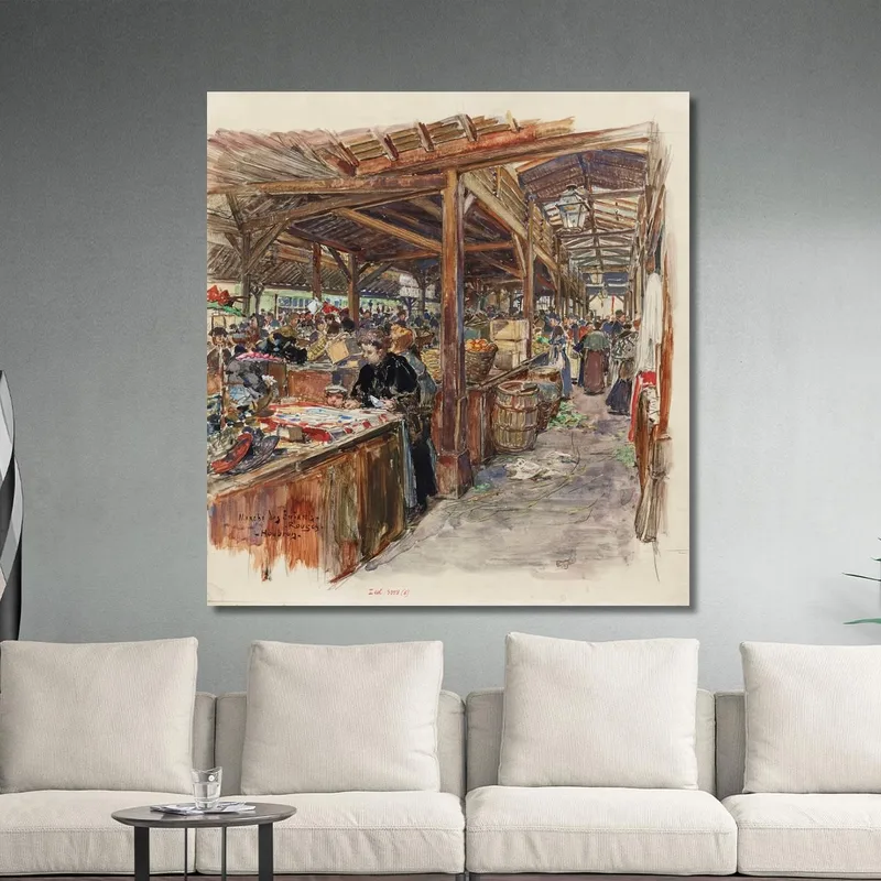 Interno Del Marché Des Enfants-Rouges, 3° Arrondissement Frédéric Houbron