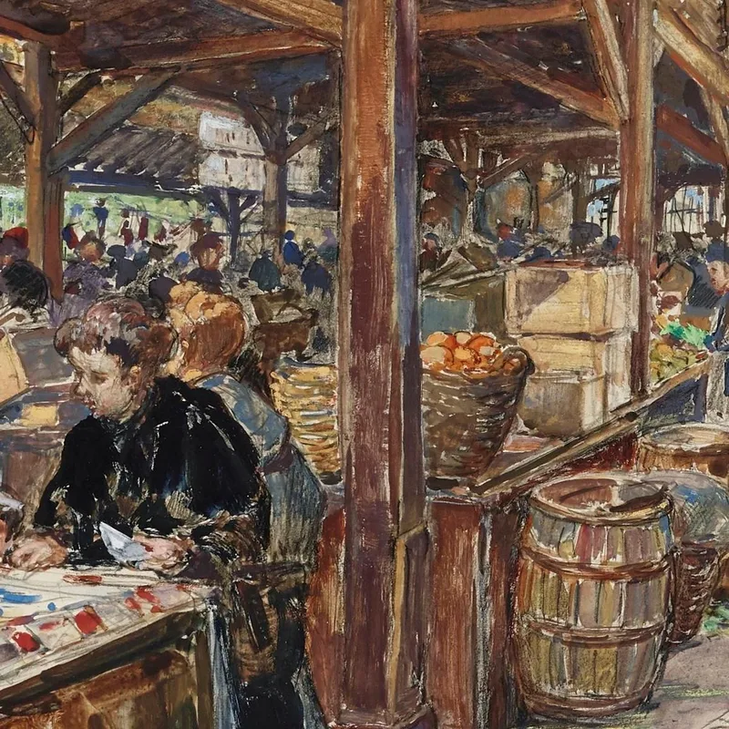 Interno Del Marché Des Enfants-Rouges, 3° Arrondissement Frédéric Houbron