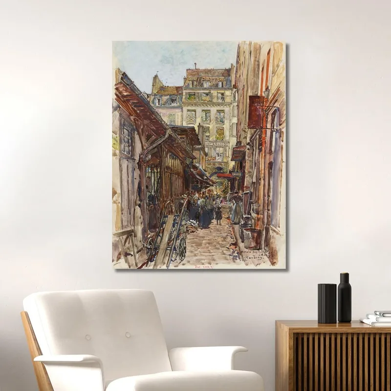 Interno Del Marché Des Enfants-Rouges Nel 1907, 3° Arrondissement Frédéric Houbron