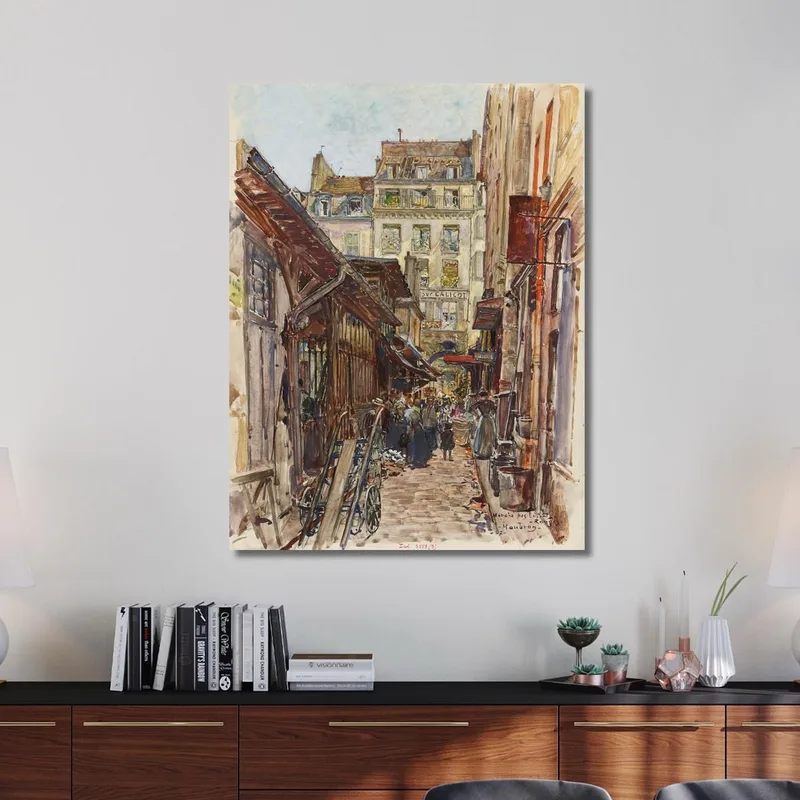 Interno Del Marché Des Enfants-Rouges Nel 1907, 3° Arrondissement Frédéric Houbron