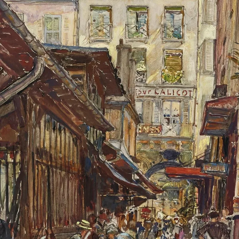 Interno Del Marché Des Enfants-Rouges Nel 1907, 3° Arrondissement Frédéric Houbron