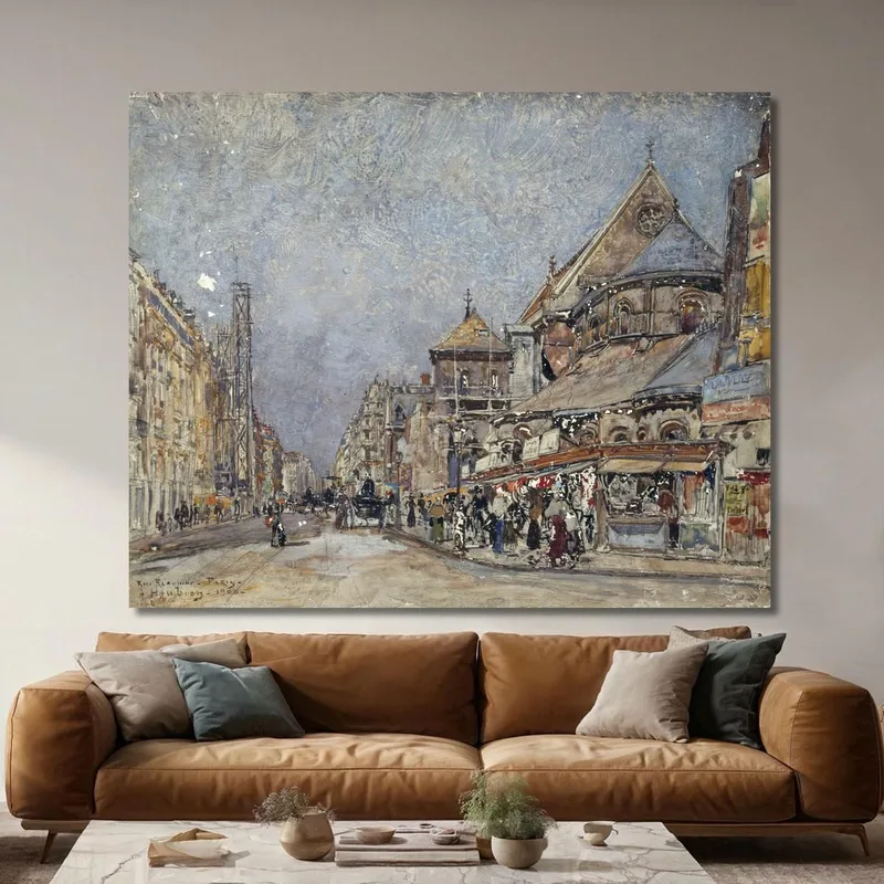 Rue Réaumur E L'Abside Della Chiesa Saint-Martin-Des-Champs Frédéric Houbron