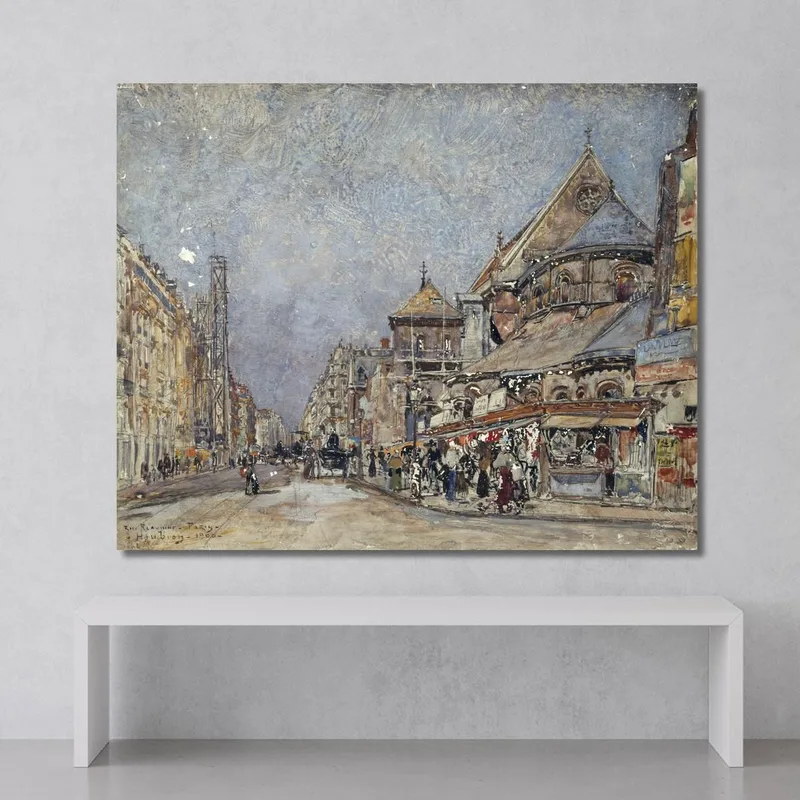 Rue Réaumur E L'Abside Della Chiesa Saint-Martin-Des-Champs Frédéric Houbron