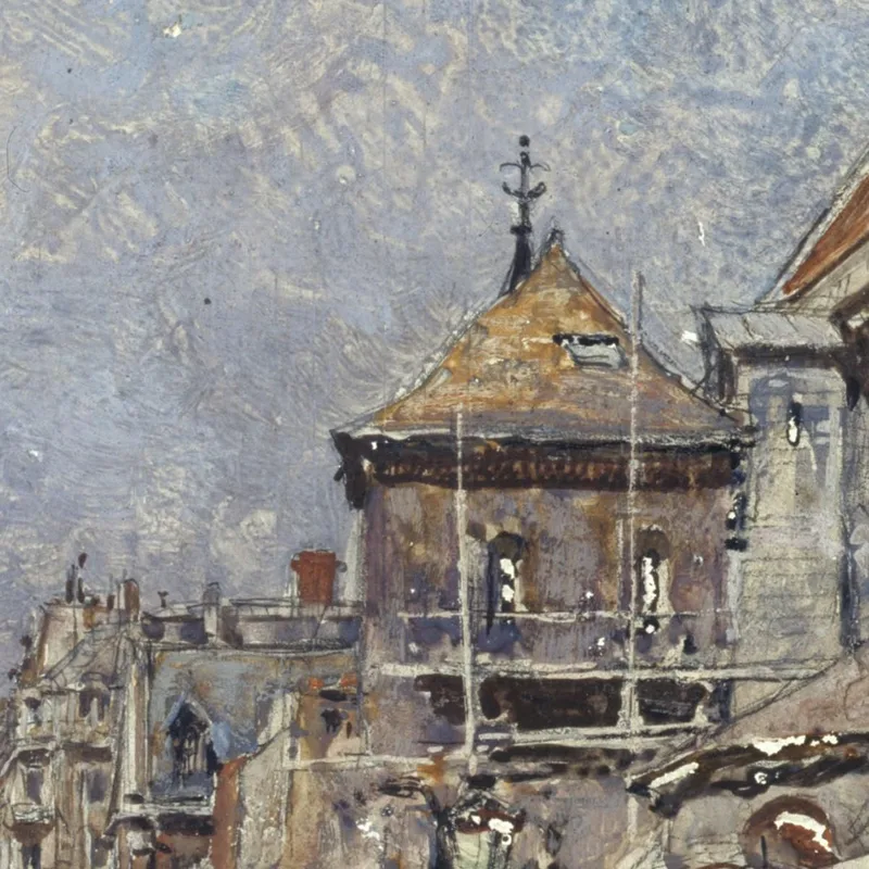 Rue Réaumur E L'Abside Della Chiesa Saint-Martin-Des-Champs Frédéric Houbron