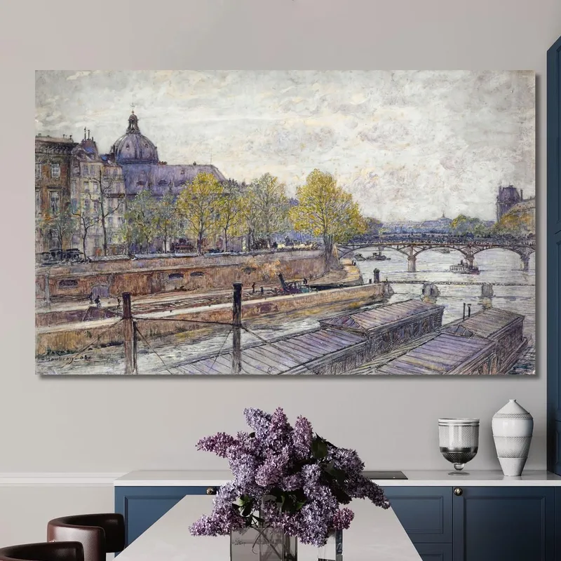 Quai Conti E Il Pont Des Arts Frédéric Houbron
