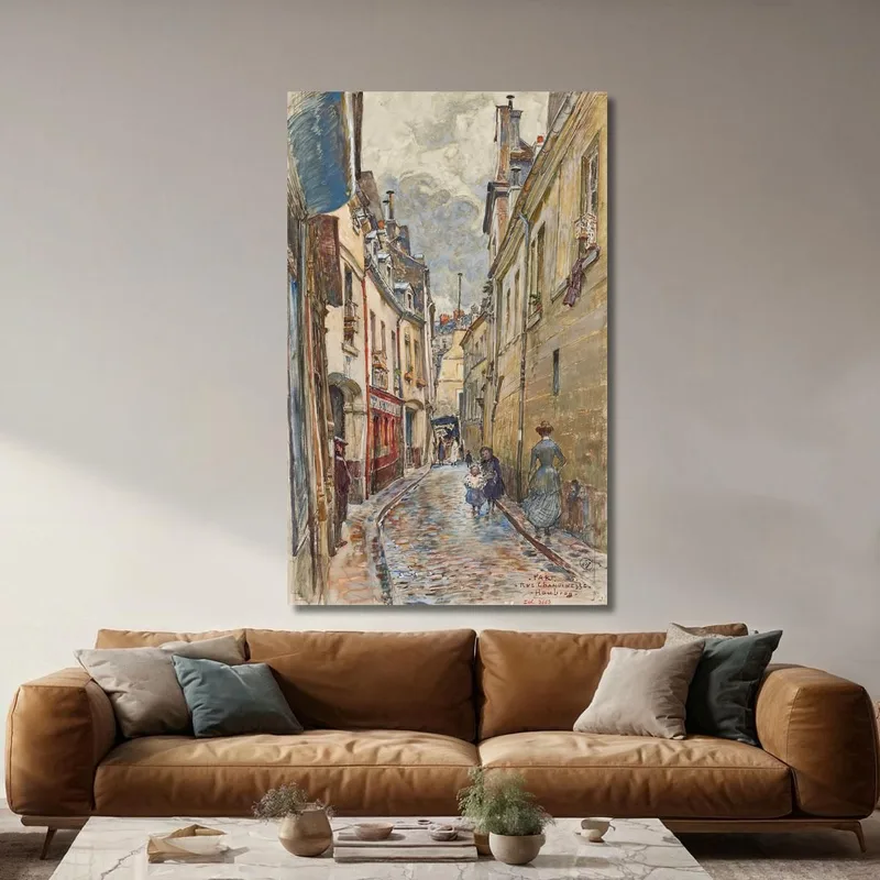 Rue Chanoinesse En 1905. 4Eme Arrondissement Frédéric Houbron