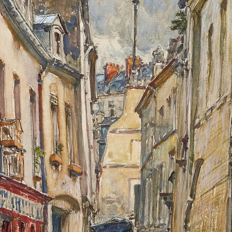 Rue Chanoinesse En 1905. 4Eme Arrondissement Frédéric Houbron
